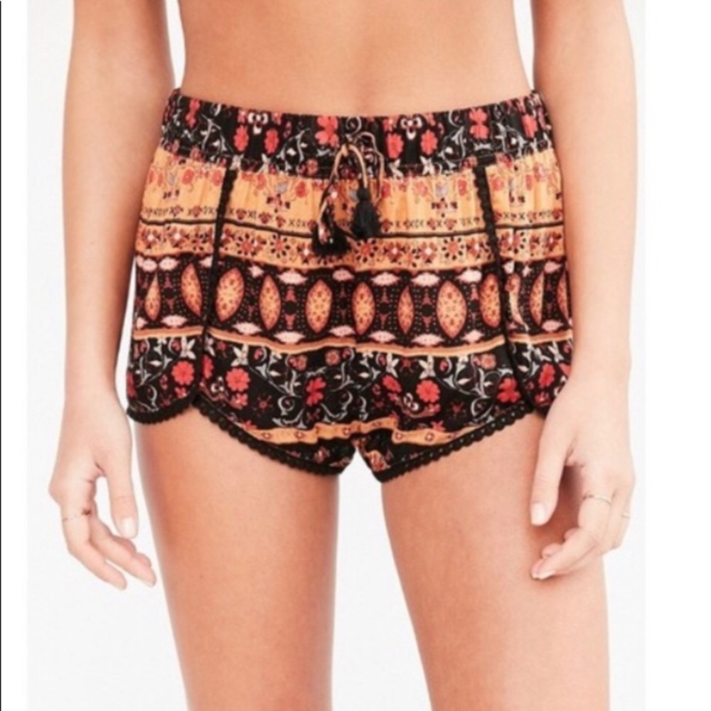 Urban Outfitters Floral Cheeky Shorts